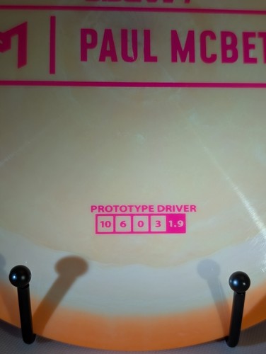 NEW Discraft Prototype ESP Swirl Anax - Paul McBeth Fairway Orange Sherbet Swirl - Picture 2 of 4