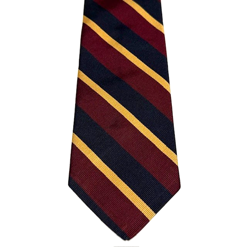 Brooks Brothers Repp Tie Vintage Black Label Academia Preppy Ivy League Dapper - Picture 7 of 21