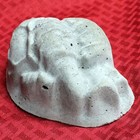 Human Heart Concrete Statue 6" wide, Cement Garden Yard Decoration, Home Haunt