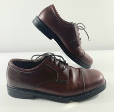 Nunn Bush Moc Toe Oxfords Men's Size 13M Brown Leather Comfort Gel 83588-03