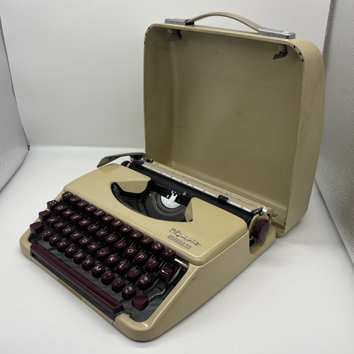 Antique Original Olympia Splendid 33 Vintage Suitcase Typewriter Great Condition - Picture 23 of 24