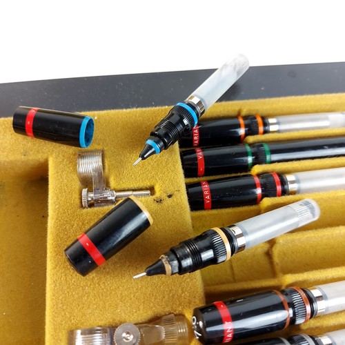 Vintage Rotring Variant Technical Pen Set for Drafting 0.1-1.2mm - Germany - Picture 4 of 4