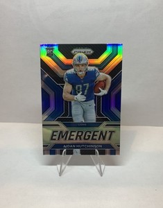 2022 Panini Prizm - Emergent Aidan Hutchinson #E-20 Silver Prizm (RC) Lions