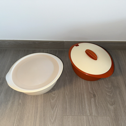 TUPPERWARE Thermo Duo Servierschüssel 4,3 Liter Warmhalteschale + Frischedeckel - Bild 3 von 4