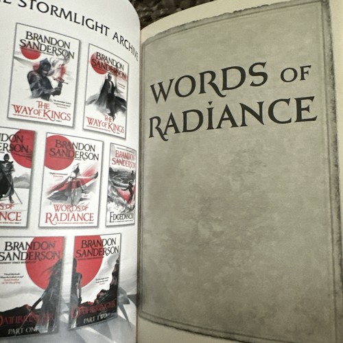 Words of Radiance Part One: The Stormlight Archive Book by Sanderson, Brandon UK - Picture 4 of 12