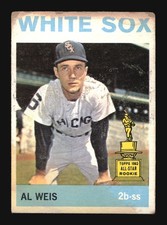 Al Weis #168 1964 Topps Chicago White Sox Vintage Baseball Card SA4-573