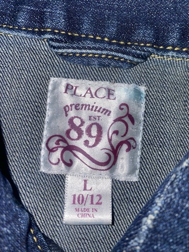 Girls Denim Jean Jacket. The Children’s Place, Size Large 10/12. Hardly Worn - Picture 2 of 10