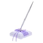 1 Set Wedding Pen with Holder for Guest Book Sign In Hearts Embellished -