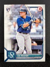 2022 Bowman #49 Cal Raleigh Seattle Mariners Rookie
