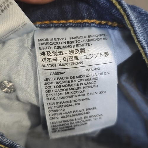 541 Levi's Men's Denim Jean Shorts Medium Blue Wash Y2K Dad Jorts Sz 32 X 10 - Picture 5 of 14