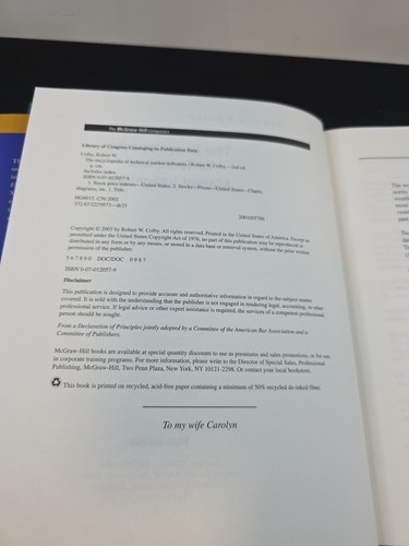 The Encyclopedia Of Technical Market Indicators 2nd Edition 2003 HC Robert Colby - Bild 8 von 9