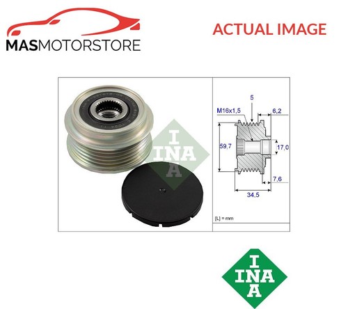 ENGINE ALTERNATOR PULLEY INA 535 0034 10 A FOR KIA CARNIVAL II,CARNIVAL I 2.9L