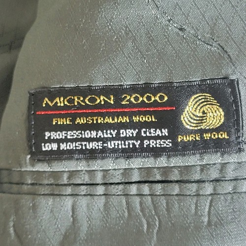 Hart Schaffner Marx Blazer/Sport Coat Mens 40R Gray Two Button Australian Wool - Picture 4 of 12