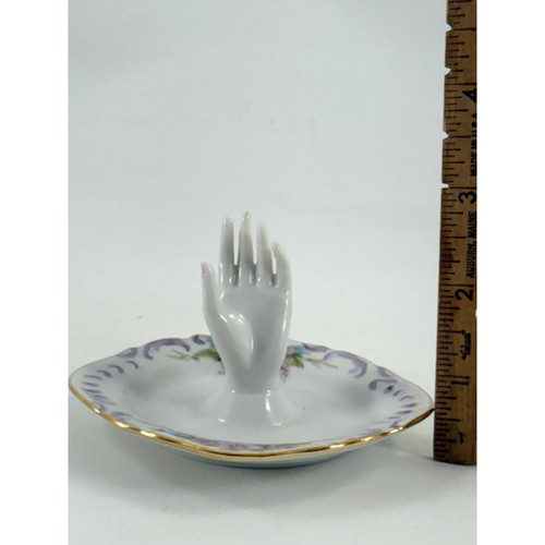 Vintage Ring Dish Tray with Ladies Hand - Picture 10 of 12