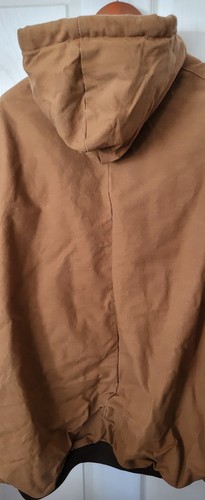 Vintage Bern Bekleidung Jacke Erwachsene 5xl hellbraun schwer Canvas Kapuze Arbeitsmantel - Bild 9 von 12