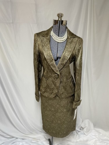 NEW Lafayette 148 NY Skirt Suit Size 6 Two Piece Set By Edward Wilkerson $1246 - Picture 21 of 24