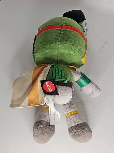 Star Wars Boba Fett 10” Plush Disney Authentic Mattel Stuffed Toy Mandolorian - Picture 3 of 3