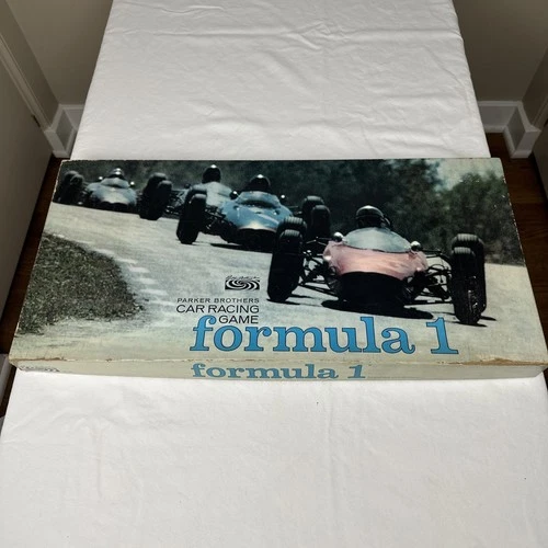 Vintage Parker Brothers Formula 1 Car Racing Game Complete With Box