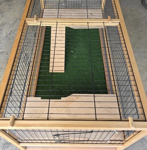 Hasenstall Indoor Auf Rollen - Bild 7 von 8