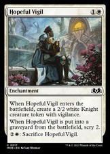 Hopeful Vigil - Wilds of Eldraine #0017 MTG Magic The Gathering