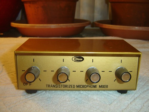 Olson RA-345, 4 Channel Portable Transistorized Mixer, Vintage Unit - Picture 1 of 12