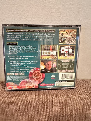 GOLDEN NUGGET PLAYSTATION 1 PS1 TESTED WORKING GAME CIB Black Label - Picture 2 of 6