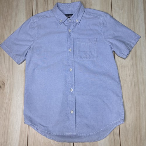 NWT 2 Button Down Children’s Place Boys Shirts Sz 10/12 Surfboard,Blue Collared - Picture 5 of 17
