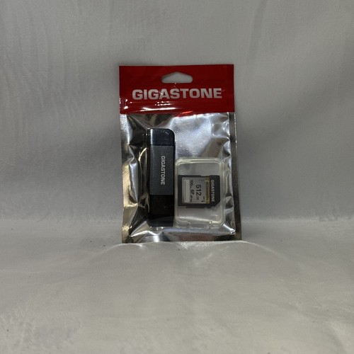 Gigastone 512GB SD Card For 4K with USB Typc C Card Reader A1 V30 U3 SDXC - Picture 1 of 2