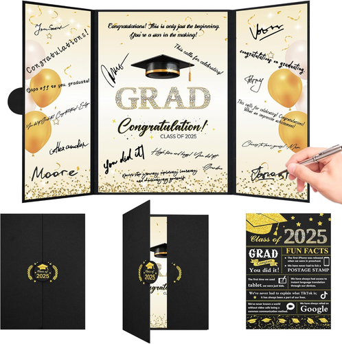 Graduation Guest Book Alternative Signature Certificate Graduation Party Supplie - Picture 12 of 12