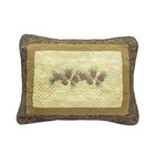 Donna Sharp Pillow Sham - Cabin Raising Pine Cone Lodge Decorative Pillow Cov...