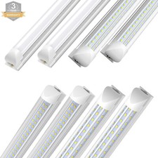 2FT 8FT T8 4FT LED Tube Light Bulb 8FT LED Shop Light Fixture 14 120W 5000 6500K