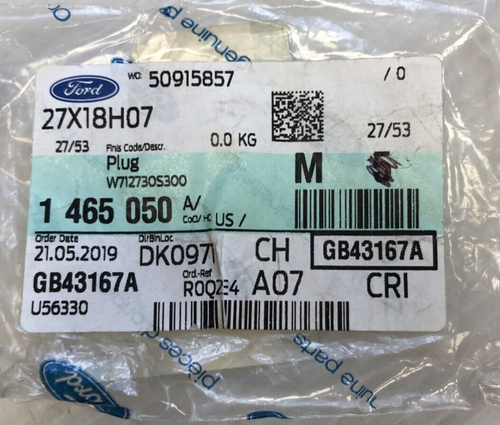 Genuine Ford Explorer/Transit/Tourneo 19x25 Plastic Body Plug 1465050 - Picture 3 of 3