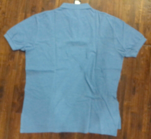 POLO RALPH LAUREN BLUE SHORT SLEEVE 2 BUTTON POLO SHIRT SIZE LARGE - Picture 7 of 7