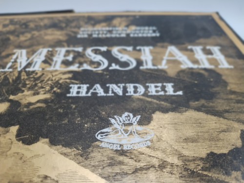 Handel The Messiah Huddersfield Choral Sir Malcom Sargent Angel 3510 C VG+ - Picture 4 of 18