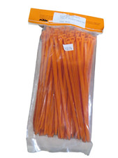 KTM Orange Cable Ties 8 inch 100 Pack U6951130 NEW OEM