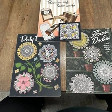 Crochet Star Books #78 # 71 #64 - American Thread Co -Doilies Table Scarves