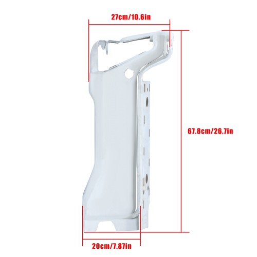Left Bumper End Cap W/ Sensor Hole For 2023 2024 2025 F250 F350 F450 PC3B17F865 - Picture 2 of 18