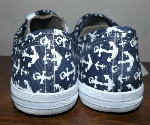 CORAL BAY NAVY LACE-UP ANCHOR BLUE & WHITE SIZE 6 WOMENS NEW SUPER COMFY SHOES - Imagen 6 de 11
