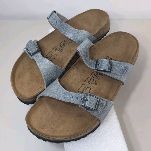 Sandalias suaves Birkenstock Birkis Tahití nuevas en caja talla 11W 9M 42EU gris Arunta gris EVA