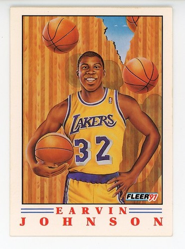 1991 Fleer #6 Earvin Johnson Pro-Visions EX - Bild 1 von 2