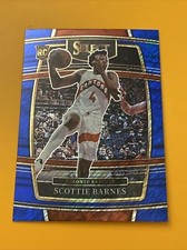 2021-22 Panini Select Scottie Barnes Blue Shimmer Prizm RC #74 RAPTORS