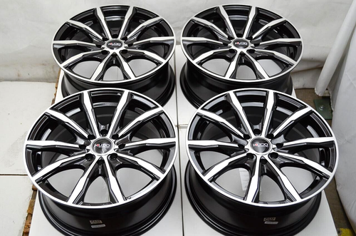 16" Black Wheels Rim Honda Fit Prelude Civic Accord Accent Elantra Miata Cooper - Picture 7 of 7