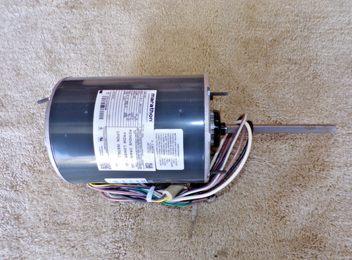 Marathon X462 Motor 1 PS 1075 U/min 1PH 460 Volt 48Y Rahmen 048A11T619A @cD - Bild 1 von 18