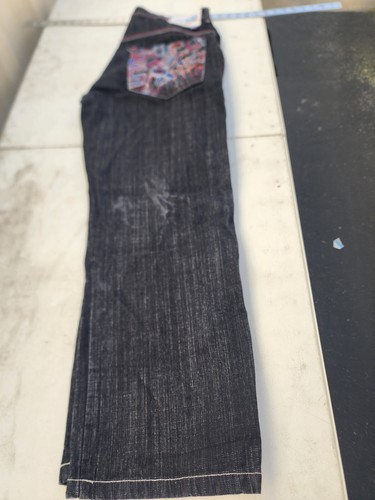 Vintage Sive Jungle n co Jeans rot schwarz Jeans Gr. 38 - Bild 6 von 11