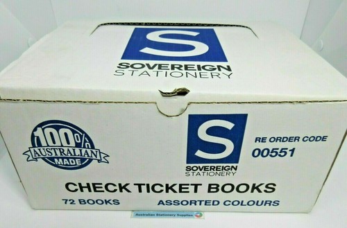 144 Sovereign Raffle Tickets Check Books Door Prize 1-100 2 Sealed Boxes EXPRESS - Picture 9 of 12