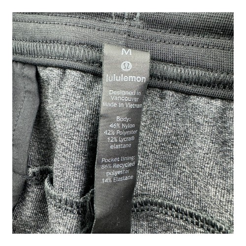 Lululemon Heather Gray Athletic Stretch 5572S Discipline Sweatpants Size Medium - Picture 4 of 5