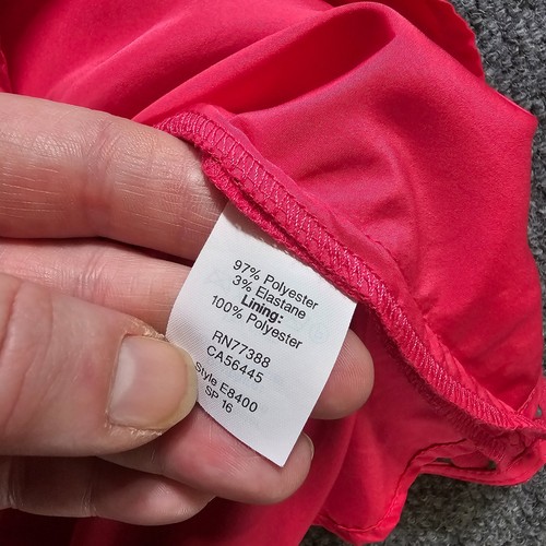J Crew Kleid Damen Größe 6 Rosa A-Linie Kurzarm Cocktail Karriere Klassiker - Bild 6 von 8