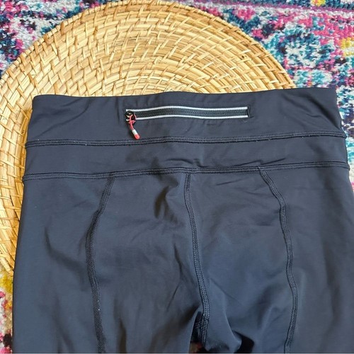 Lululemon Crop Legging Black Womens Size 6 Active Performance Workout - Picture 3 of 5