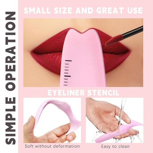 Functional Durable Silicone Auxiliary Device Ruler for Eyeliner,Mascara,Lipstick - Picture 4 of 7