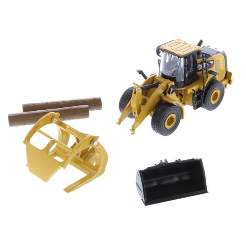 DIECAST MASTERS 1/64 CAT 950M WHEEL LOADER LOWBOY LOAD SAME SCALE AS DCP - Picture 9 of 10